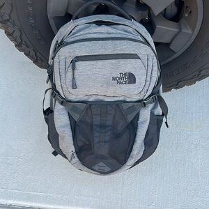 The North Face Gray and Black Backpack for Everyday Adventures